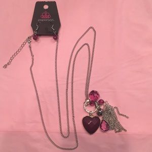 Birth stone Necklace & Matching Earrings